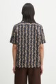 Odzież Fred Perry koszula bawełniana M9629.608 granatowy