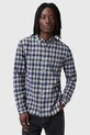 Хлопковая рубашка AllSaints ORIN узор мультиколор M019SC