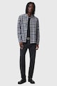 Хлопковая рубашка AllSaints ORIN M019SC мультиколор