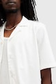 Хлопковая рубашка AllSaints HUDSON M081SA белый SS25
