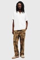 Хлопковая рубашка AllSaints HUDSON M081SA белый