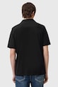 AllSaints koszula bawełniana HUDSON czarny M081SA