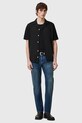 Бавовняна сорочка AllSaints HUDSON M081SA чорний