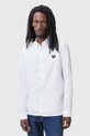 AllSaints camasa din bumbac AMANTE lung alb M122SC