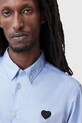 AllSaints camasa din bumbac AMANTE M122SC albastru SS25