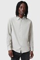 AllSaints cămașă din bumbac LORELLA lung gri M151SB