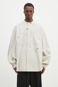 Oboustranná košile s příměsí lnu Maison MIHARA YASUHIRO Both Fronts L/S Shirts A14SH081 šedá SS25