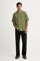 Vans cămașă din bumbac VN000KUYZBF1 verde SS25