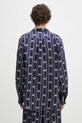 Одежда Рубашка Needles One-Up - Papillon Stripe QV106 тёмно-синий