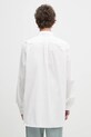 Oblečenie Bavlnená košeľa Needles Double Round Collar EDW QV294 biela