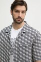 BALR. cămașă din bumbac gri B1132.1010