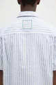 Βαμβακερό πουκάμισο Axel Arigato Lido Striped Shirt A2908001 μπλε