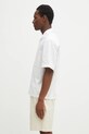 Βαμβακερό πουκάμισο Axel Arigato Lido Striped Shirt A2908002 μπεζ SS25