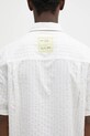 Βαμβακερό πουκάμισο Axel Arigato Lido Striped Shirt μπεζ A2908002