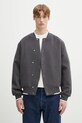 Oblečenie Vlnená bunda bomber Axel Arigato Typo Varsity Jacket A3074003 sivá