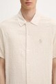 Filling Pieces linen blend shirt Resort beige 91799809978