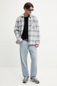 Dickies koszula bawełniana DK0A8653G701 szary SS25