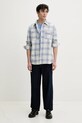 Памучна риза Dickies DK0A4XGTK371 син SS25