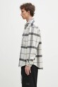 Риза с вълна MKI MIYUKI ZOKU Check Flannel Shirt CHECK.FLANNEL.SHIRT.OFF бежов SS25