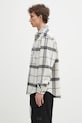 Рубашка с примесью шерсти MKI MIYUKI ZOKU Check Flannel Shirt CHECK.FLANNEL.SHIRT.OFF бежевый SS25