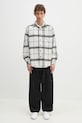 Košeľa s prímesou vlny MKI MIYUKI ZOKU Check Flannel Shirt CHECK.FLANNEL.SHIRT.OFF