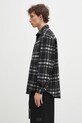 Риза с вълна MKI MIYUKI ZOKU Check Flannel Shirt CHECK.FLANNEL.SHIRT.BLA черен SS25