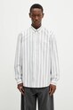 Carhartt WIP cămașă din bumbac L/S Dillion Shirt cu modele albastru I033027.2SOXX