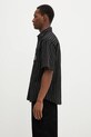 Carhartt WIP koszula bawełniana S/S Drewe Shirt I034537.2S0XX czarny SS25