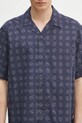 Хлопковая рубашка Carhartt WIP S/S Furoshiki Shirt тёмно-синий I034549.2UIXX