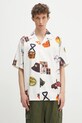Πουκάμισο Carhartt WIP S/S Jacob Rochester Shirt κανονικό μπεζ I034574.2UKXX
