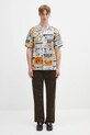 Carhartt WIP camicia in lino misto S/S Catalogue Shirt I034548.2UDXX multicolore
