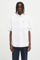 Carhartt WIP koszula bawełniana S/S Braxton Shirt gładkie biały I031454.00AXX