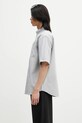 Bavlněná košile Carhartt WIP S/S Braxton Shirt I031454.2V3XX šedá SS25