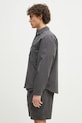 Alpha Industries jacket LS Laser Cut Shirt 756121.747 gray SS25