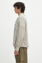 C.P. Company camicia di lino 18CMOS240A005415G grigio SS25