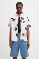 Bavlnená košeľa ICECREAM Scoop Ss Shirt potlač ružová IC25116