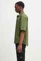 Kenzo koszula bawełniana FF55CH1299LP.50 zielony SS25