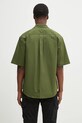 Odzież Kenzo koszula bawełniana FF55CH1299LP.50 zielony