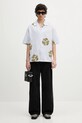 Βαμβακερό πουκάμισο Kenzo FF55CH1309A5.64 μπλε