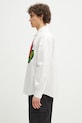 Βαμβακερό πουκάμισο Kenzo FF55CH4309P5.01 λευκό SS25