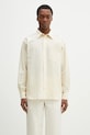 Norse Projects ing Mo Oversized Check Shirt elasztánnal bézs N40.0820.2064