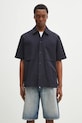 Сорочка Norse Projects Hermann Travel Light SS casual темно-синій N40.0824.7004
