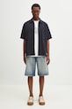 Сорочка Norse Projects Hermann Travel Light SS N40.0824.7004 темно-синій