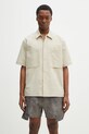 Рубашка Norse Projects Hermann Travel Light SS casual бежевый N40.0824.0920