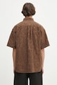 Odzież Norse Projects koszula Mo Oversized Fil Coupe SS Shirt N40.0830.2033 brązowy