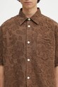 Košile Norse Projects Mo Oversized Fil Coupe SS Shirt hnědá N40.0830.2033