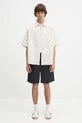 Košile Norse Projects Mo Oversized Fil Coupe SS Shirt N40.0830.0957 béžová