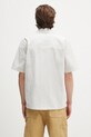 Oblečenie Bavlnená košeľa Norse Projects Mads Poplin Stripe SS N40.0831.0957 biela