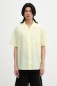 Рубашка Norse Projects Carsten Cotton Tencel Shirt casual жёлтый N40.0579.3043
