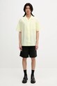 Norse Projects camicia Carsten Cotton Tencel Shirt N40.0579.3043 giallo